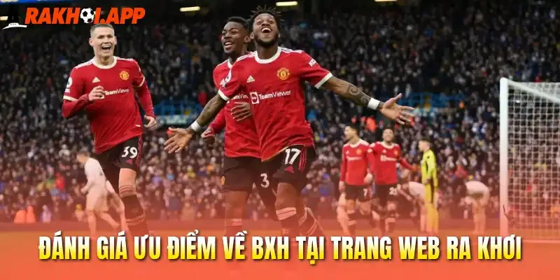 Đánh giá ưu điểm về BXH tại trang web Ra khơi