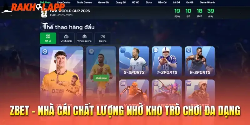 Nhà Cái Uy Tín 4 Zbet - Nhà cái chất lượng nhờ kho trò chơi đa dạng