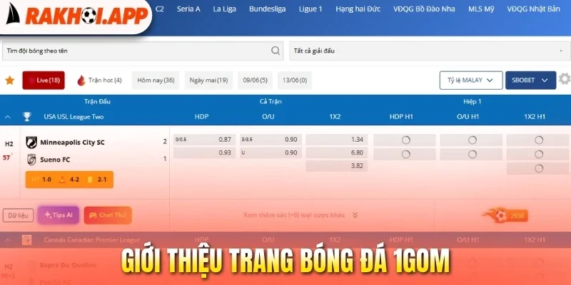 1Gom - Trang Bóng Đá Tổng Hợp Hàng Đầu Việt Nam 1 Giới thiệu trang bóng đá 1Gom
