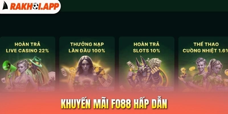 Fo88 - Nhà Cái Uy Tín, Trực Tiếp Bóng Đá Chất Lượng Cao 2 Khuyến mãi Fo88 hấp dẫn