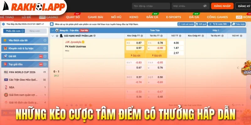 Sv88 - Cược Thể Thao Và Xem Trực Tiếp Bóng Đá Uy Tín 3 Những kèo cược tâm điểm có thưởng hấp dẫn